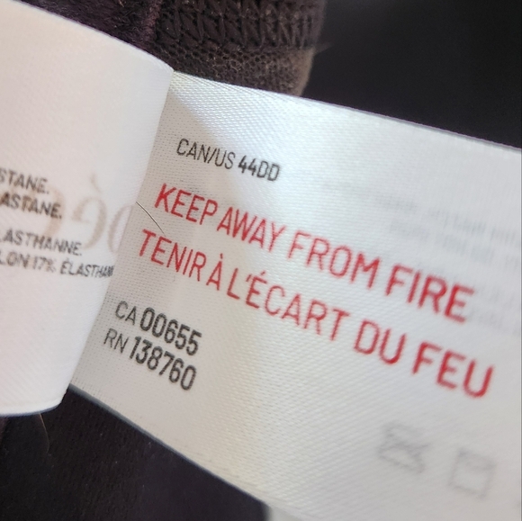 Deesse Wireless Lounge Bra Size 44DD Black Polka Dots Wire Free Comfort - Picture 6 of 7